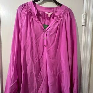Lilly Pulitzer Pink Blouse